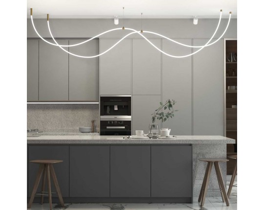 Подвес для круглого гибкого неона Elektrostandard Full Light FL 2830 латунь 2 м a063440 Подвес для круглого гибкого неона Elektrostandard Full Light FL 2830 латунь 2 м a063440