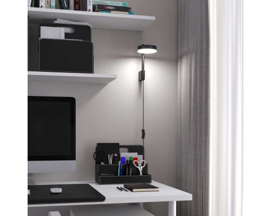 Настенный светодиодный светильник Elektrostandard Tobi 40129/LED черный a064592