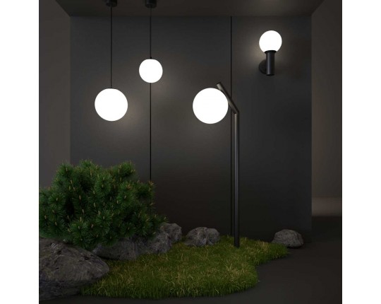 Уличный светильник Elektrostandard Sfera 35158/F черный a061128 Уличный светильник Elektrostandard Sfera 35158/F черный a061128