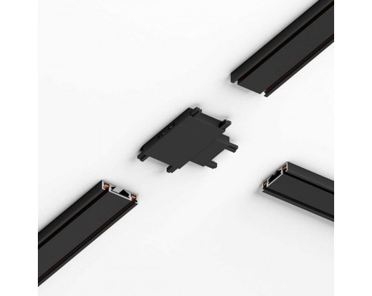 Коннектор для 4-стороннего соединителя накладного шинопровода Elektrostandard Flat Magnetic 85004/00 черный a063739