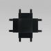 Соединитель четырёхсторонний для накладного шинопровода Elektrostandard Flat Magnetic 85003/00 черный a063738