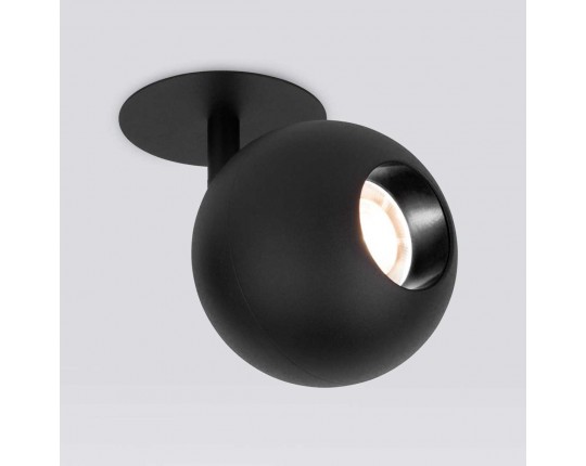Встраиваемый светодиодный спот Elektrostandard Ball 9926 LED 12W 4200K черный a053738