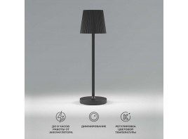 Настольная светодиодная лампа Elektrostandard Mist TL70220 черный a063970