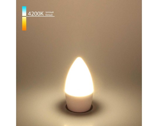Лампа светодиодная Elektrostandard E27 6W 4200K матовая a048675