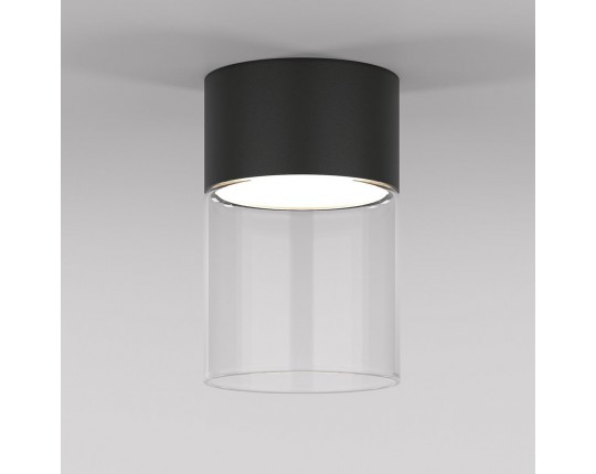 Потолочный светодиодный светильник Elektrostandard Lumen 25047/LED 10W 4000К черный/прозрачный a064709 Потолочный светодиодный светильник Elektrostandard Lumen 25047/LED 10W 4000К черный/прозрачный a064709