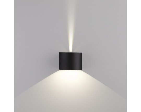 Уличный настенный светодиодный светильник Elektrostandard 1518 Techno LED Blade черный a038828