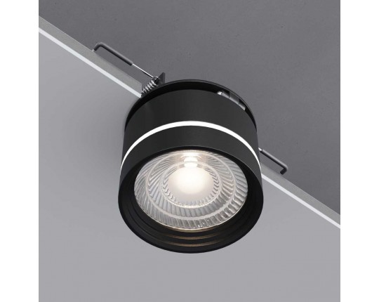 Встраиваемый светодиодный светильник Elektrostandard Stark 25035/LED 8W 4200K чёрный a062932 Встраиваемый светодиодный светильник Elektrostandard Stark 25035/LED 8W 4200K чёрный a062932