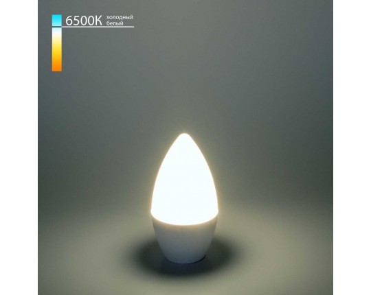 Лампа светодиодная Elektrostandard E14 6W 6500K матовая a049162