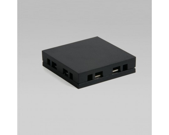 Соединитель четырёхсторонний для накладного шинопровода Elektrostandard Flat Magnetic 85003/00 черный a063738