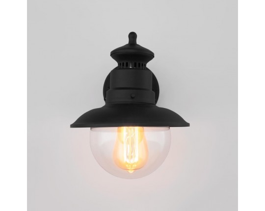 Уличный настенный cветильник Elektrostandard Talli D GL 3002D черный a038480