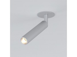 Встраиваемый светодиодный спот Elektrostandard Diffe 25027/Led серебряный a058213