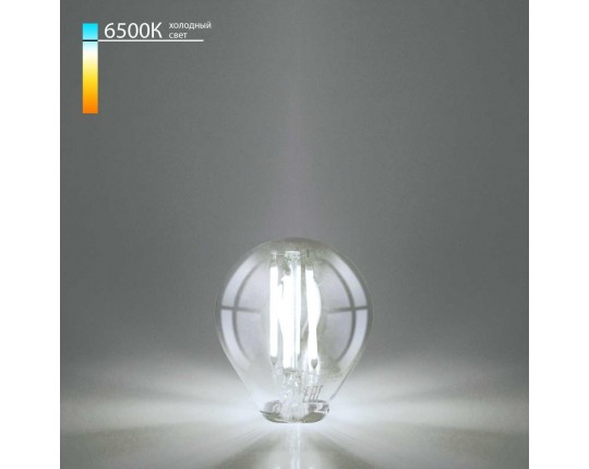 Лампа светодиодная филаментная Elektrostandard E27 6W 6500K прозрачная BLE2758 a056255