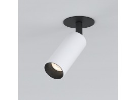Встраиваемый светодиодный спот Elektrostandard Diffe 25039/Led белый/черный a058220