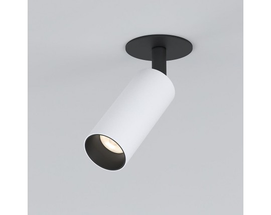 Встраиваемый светодиодный спот Elektrostandard Diffe 25039/Led белый/черный a058220