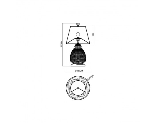 Настольная лампа Vele Luce Fiona VL5623N21 Настольная лампа Vele Luce Fiona VL5623N21