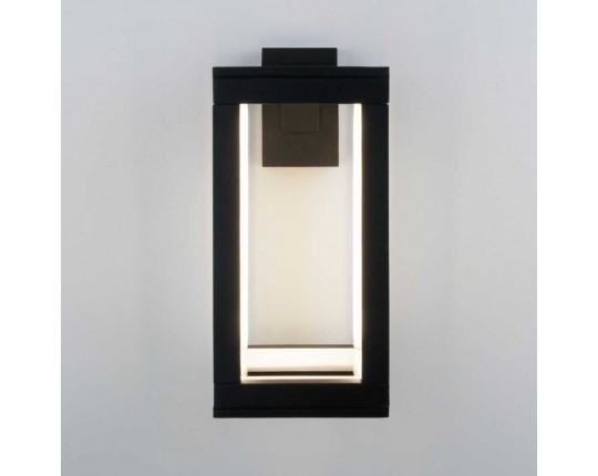 Уличный настенный светодиодный светильник Elektrostandard Frame 1527 Techno Led черный a051855