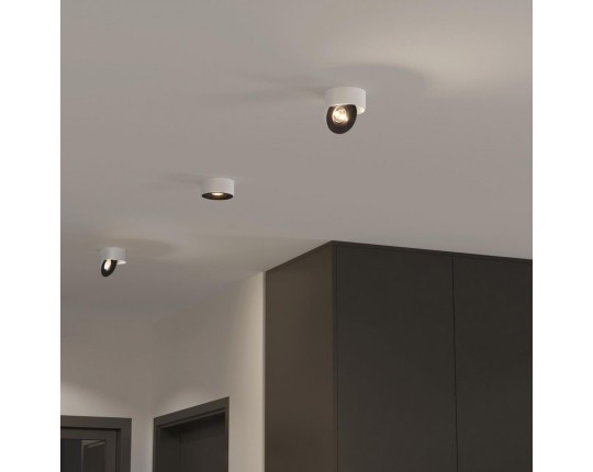 Накладной светодиодный светильник Elektrostandard Glide 25100/Led белый/черный a059332