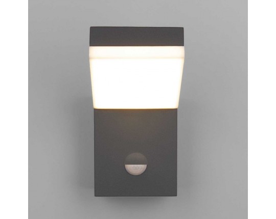 Уличный настенный светодиодный светильник Elektrostandard Sensor 1541 Techno Led серый a053947