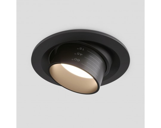 Встраиваемый светодиодный светильник Elektrostandard 9920 LED 15W 4200K черный a052478