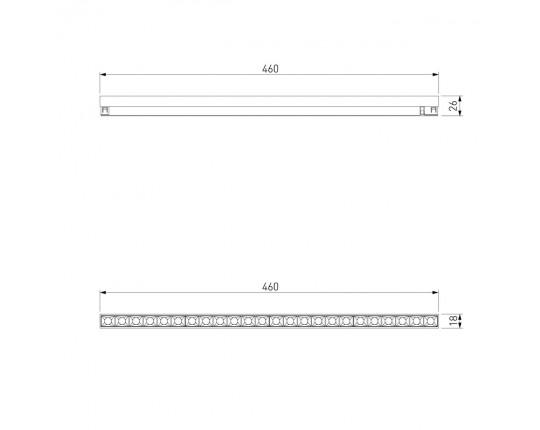 Трековый светильник Elektrostandard Brass Line a071850