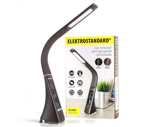Настольная лампа Elektrostandard Elara коричневый a037504 Настольная лампа Elektrostandard Elara коричневый a037504