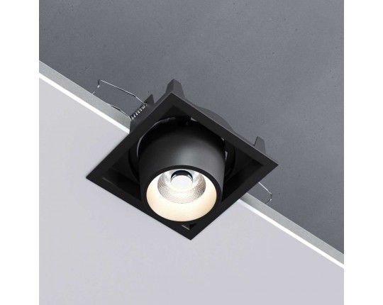 Встраиваемый светодиодный светильник Elektrostandard Conner 25087/LED 8W 4000K черный a063994