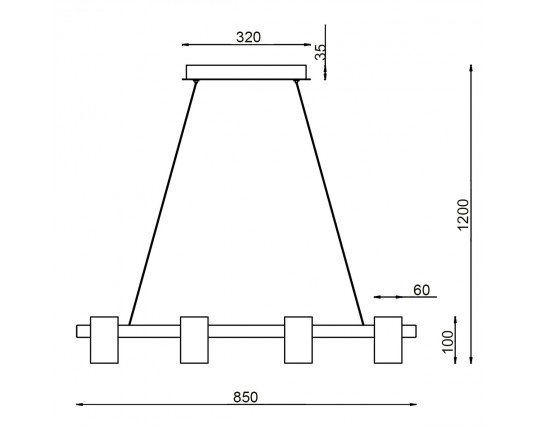 Подвесной светильник Vele Luce Zoom VL10113P08 Подвесной светильник Vele Luce Zoom VL10113P08