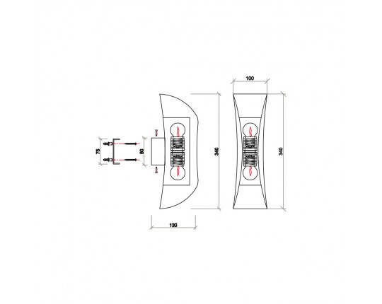 Бра Vele Luce Hellion VL5704W02 Бра Vele Luce Hellion VL5704W02