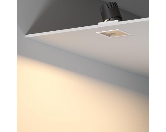 Встраиваемый светодиодный светильник Elektrostandard Inline 25091/LED 10W 3000K белый/хром a064615