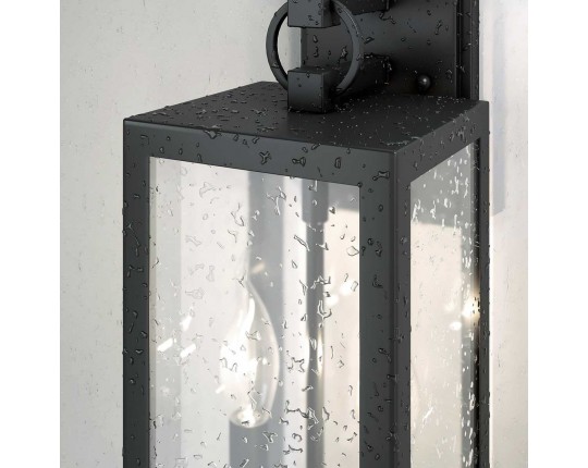 Уличный настенный светильник Elektrostandard Candle 35150/D черный a058260