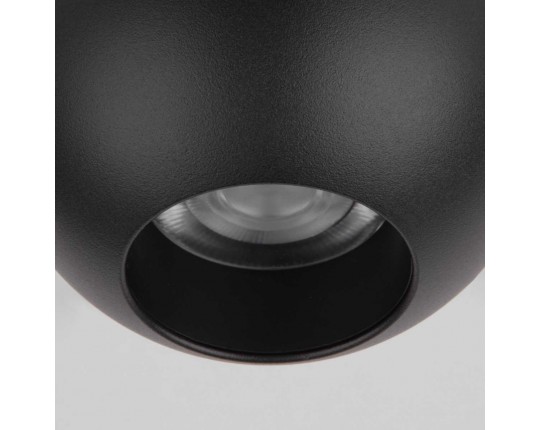 Встраиваемый светодиодный спот Elektrostandard Ball 9926 LED 12W 4200K черный a053738