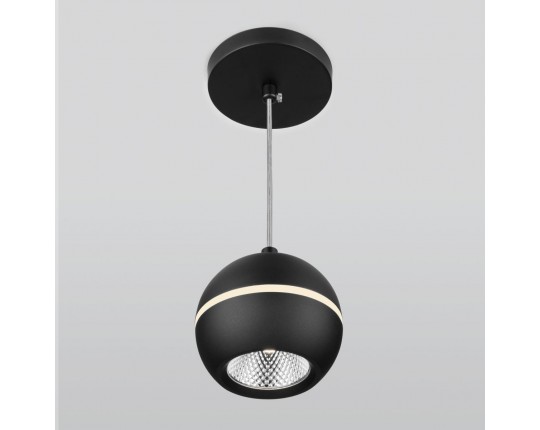 Подвесной светодиодный светильник Elektrostandard DLS023 9W 4200K черный a047775