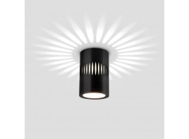 Потолочный светодиодный светильник Elektrostandard DLS026 7W 4200К черный a052837