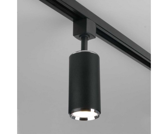Трековый светильник Elektrostandard Svit GU10 черный/хром MRL 1013 a048166