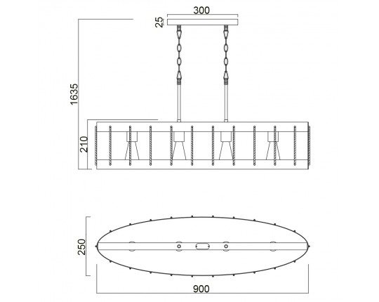 Подвесной светильник Vele Luce Wong VL6426P24