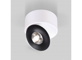 Накладной светодиодный светильник Elektrostandard Glide 25100/Led белый/черный a059332