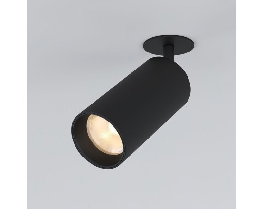 Встраиваемый светодиодный спот Elektrostandard Diffe 25066/Led черный a058211 Встраиваемый светодиодный спот Elektrostandard Diffe 25066/Led черный a058211