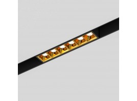 Трековый светодиодный светильник Elektrostandard Slim Magnetic Artas 85101/01 черный/золото a064528
