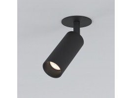 Встраиваемый светодиодный спот Elektrostandard Diffe 25039/Led черный a058218