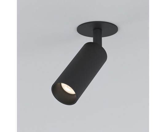 Встраиваемый светодиодный спот Elektrostandard Diffe 25039/Led черный a058218 Встраиваемый светодиодный спот Elektrostandard Diffe 25039/Led черный a058218