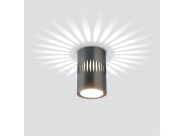 Потолочный светодиодный светильник Elektrostandard DLS026 7W 4200К графит a053601