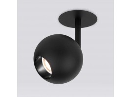 Встраиваемый светодиодный спот Elektrostandard Ball 9926 LED 12W 4200K черный a053738