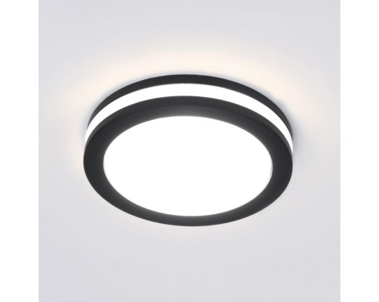 Встраиваемый светодиодный светильник Elektrostandard DSKR80 5W 4200K черный a049707