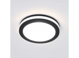 Встраиваемый светодиодный светильник Elektrostandard Aster DSKR80 5W 3300K черный a063989