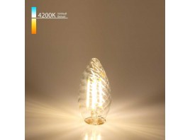 Лампа светодиодная филаментная Elektrostandard E14 7W 4200K прозрачная a049136