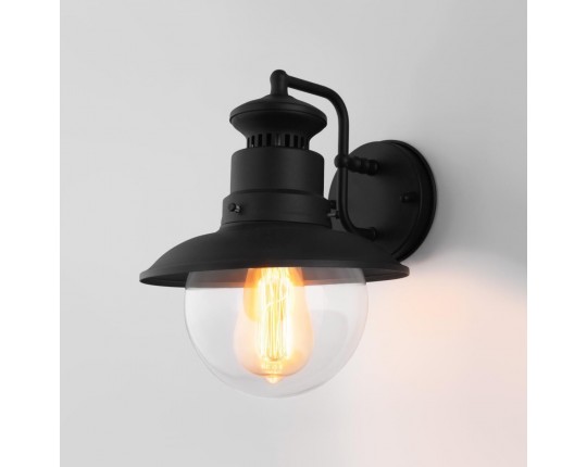 Уличный настенный cветильник Elektrostandard Talli D GL 3002D черный a038480
