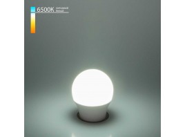 Лампа светодиодная Elektrostandard E27 7W 6500K матовая a048667