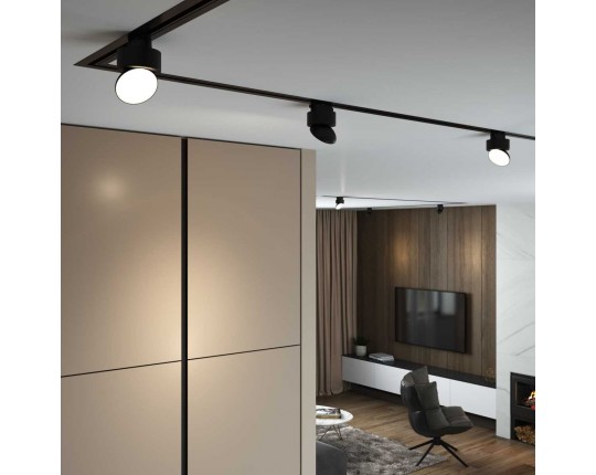 Трековый светодиодный светильник Elektrostandard Smooth 85515/01 черный матовый a062874