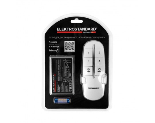 Контроллер для дистанционного управления освещением Elektrostandard 16002/04 IP20 12V 4-канальный a056814 Контроллер для дистанционного управления освещением Elektrostandard 16002/04 IP20 12V 4-канальный a056814