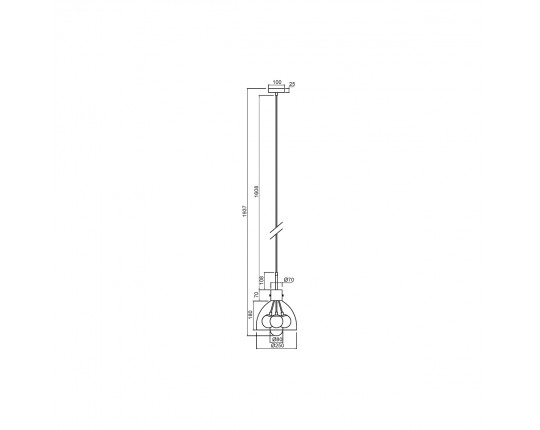 Подвесная люстра Vele Luce Caramella VL5904P25 Подвесная люстра Vele Luce Caramella VL5904P25